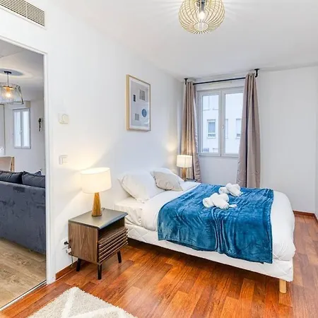アパート Quartier Gare, 2 Personnes, Wifi Fibre, Balcon *